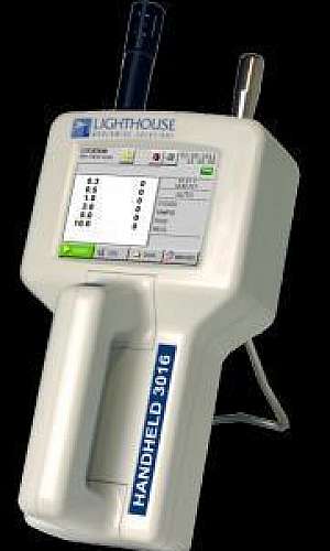 Contadores de partículas de mão Contadores de partículas de mão