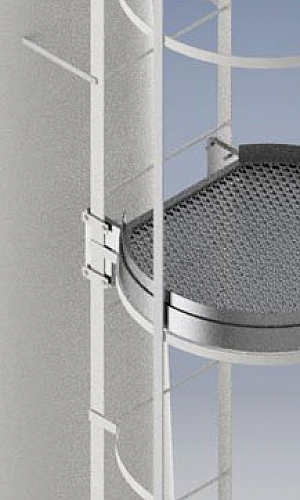 Sistema de repouso para escada marinheiro Sistema de repouso para escada marinheiro