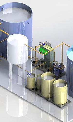 Sistema de tratamento de água para reuso Sistema de tratamento de água para reuso